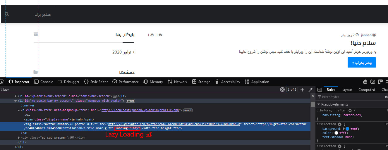 Lazy Loading for images