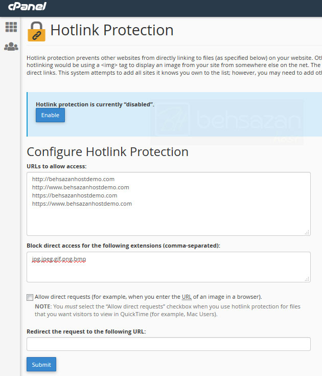 Hotlink Protection 
