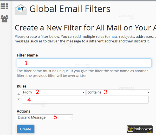 Global Email Filters
