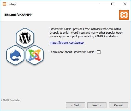 Learn more about Bitnami for XAMPP