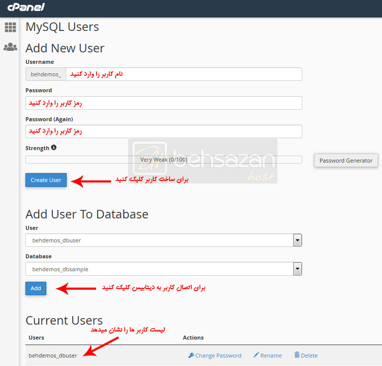 MySQL® Databases user