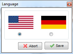 xampp select language